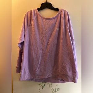 PINK vintage style cut out back sweatshirt